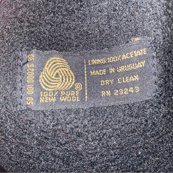 Vintage David Benjamin Women's Black 100% Wool Mid-Long Sleeve Lined Coat Size 8 - Picture 9 of 10